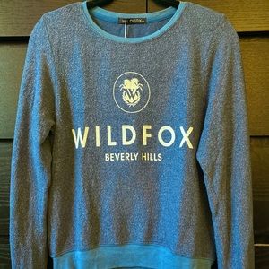 RARE! NWT WildFox Beverly Hills Logo Sweater
